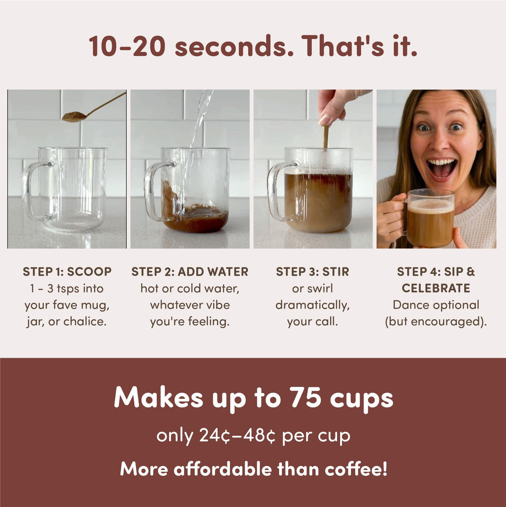 Mocha - Rich and Chocolatey 150g/5.3oz - up to 75 cups Nummy Creations